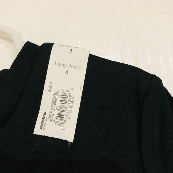 Jumping Beans Boys Active Graphic Shirt Long Sleeve Black Intense Size 4 NWT - Picture 4 of 8